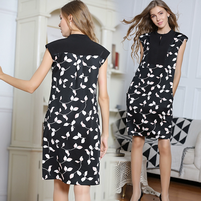 Âu Mỹ plus size váy vest nữ không tay 2021 váy đế mới xuân thu phong cách tây Âu ga Châu Âu hàng - váy đầm