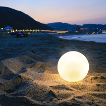 Singapore Mochi Guest MOGICS Fun To Play Foldable Coconut Light Small Night Inflatable Waterproof Compression Leather Ball Light Led