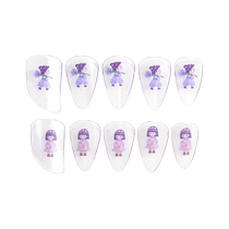 Jinchan Childrens Pipa Nail Professional Playing Adult Cartoon Celluloid Nylon Pipa Special Nail Tape