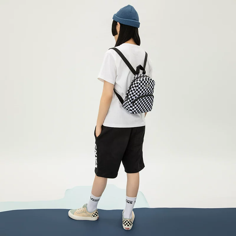 Vans, чаем Гимэнь Хун Ча чай, рюкзак, ретро шахматы, официальный флагманский магазин, стиль Америки