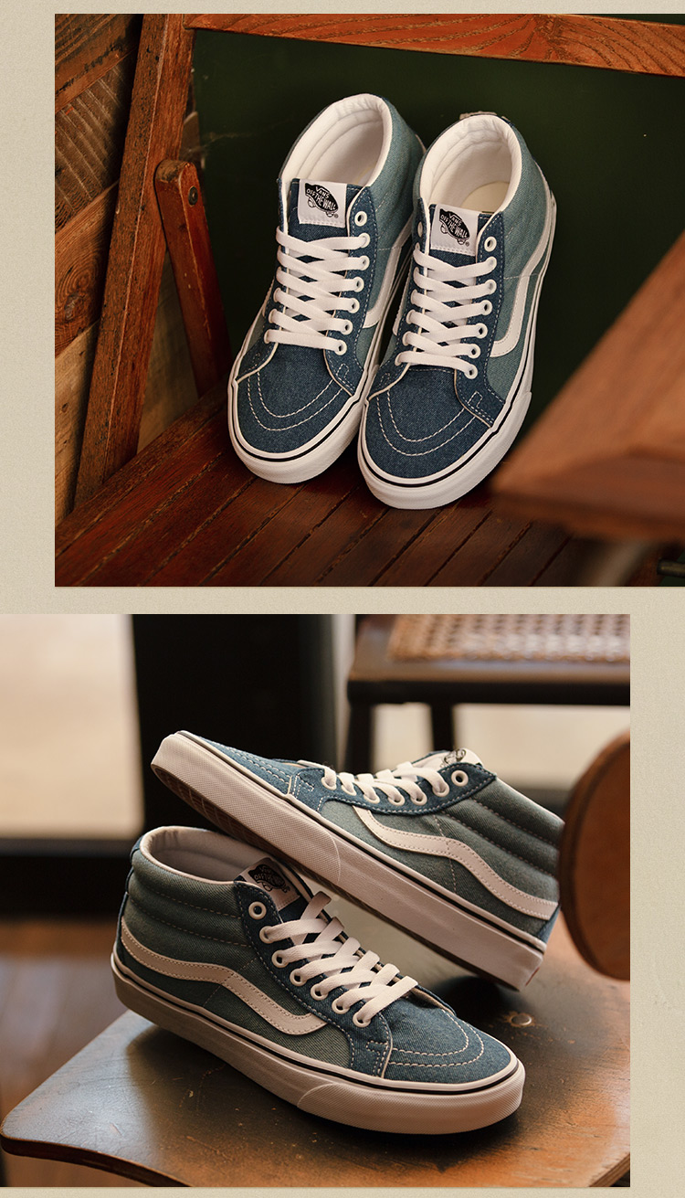 VANS 范斯 蓝芝士 男女款中帮帆布鞋 图7