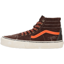 (nouvelle folie) Vans Van Sans Official Disney joint SK8-Hi Tapered Sucking Eyes Orange Brown Sails Shoes