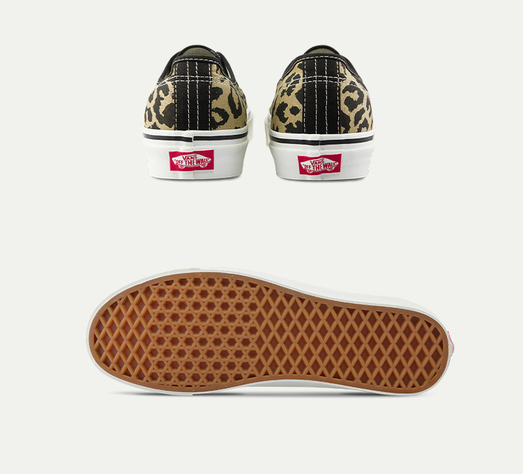 VANS 范斯 Authentic 44 DX 情侣款 印花安纳海姆豹纹 帆布鞋 双重优惠折后￥239包邮