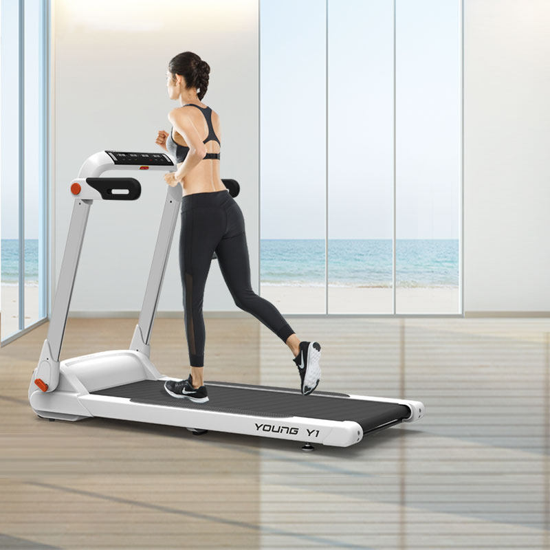 Huixiang treadmill home small fitness folding mini noise reduction home indoor weight loss fitness equipment Y1