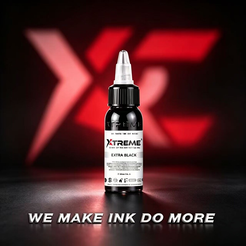 Super Black Tattoo Pigment Color Ink Imported from the United States, Genuine Hardcore Extreme Xtreme Jieyi Tattoo Equipment