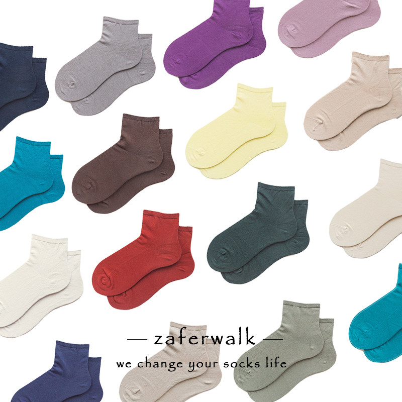 Vegetarian studio shorts Socks Woman Pure Color Day Ensemble Short Cylinder Cotton suction Sweat Socks Low Bunch of Korean version Girls 100 hitch