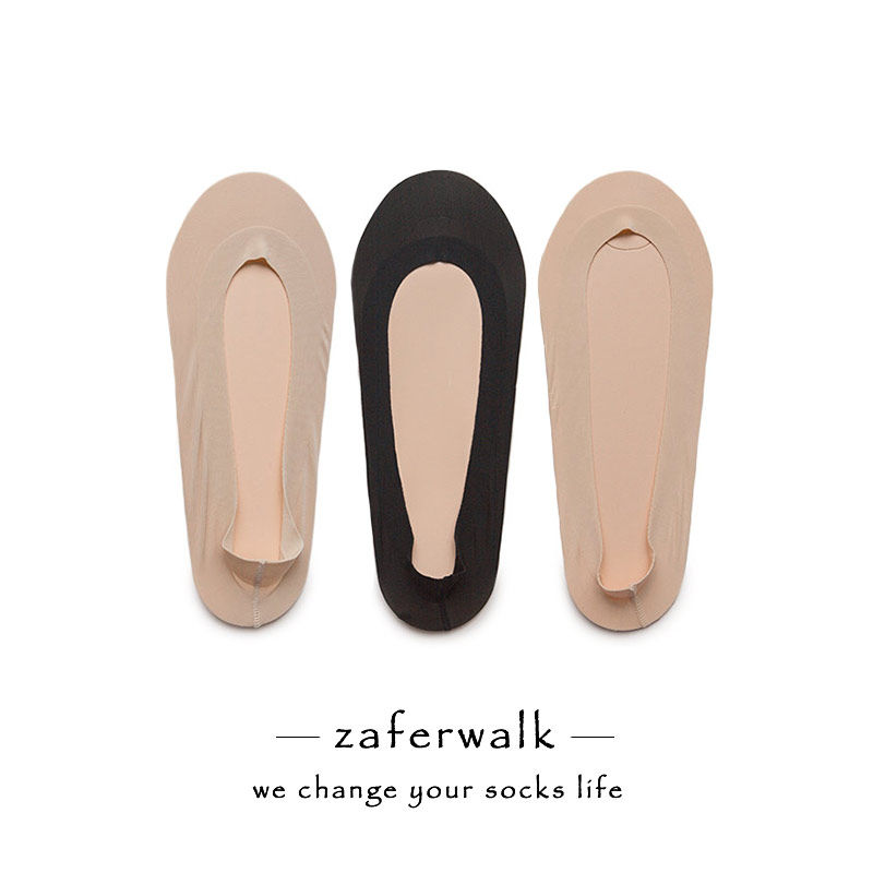 Sun Studio Summer Ice Filament Thin Short Short Shock Cotton Comfortable Cotton Subway Anti-Sliding Silicone Invisible Socks Limited