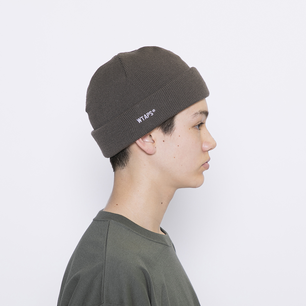 現貨WTAPS BEANIE / BEANIE / ACRYLIC 刺繡LOGO冷帽20AW-Taobao