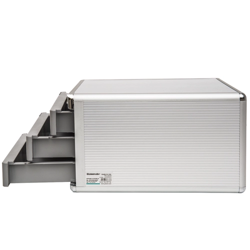 Jinlongxing C6638 Три -лидерный файловый шкаф с блокировки данных -Шкафы данных алюминиевого сплава алюминиевый сплав