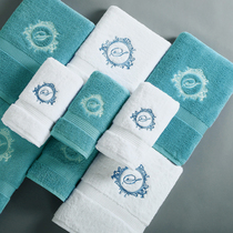 Hotel bath towel couple one-on-one shoot 2 absorbent cotton bath towel Household large towel four seasons universal
