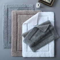 Bathroom cotton floor mat Absorbent toilet toilet toilet Non-slip floor mat Household thickened step foot dirt-resistant quick-drying