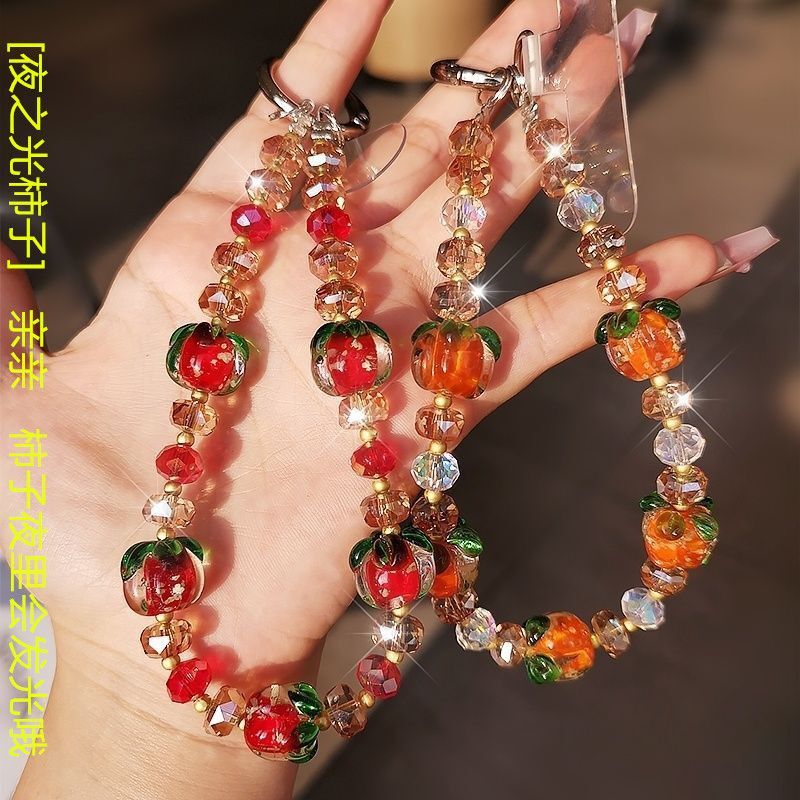 Shishi Ruyi Mobile Phone Chain, High-End Crystal Beaded Hand Chain, Mobile Phone Case Pendant, Anti-Lost Pendant, Bag Pendant Shishi Ruyi Mobile Phone Chain, High-End Crystal Beaded Hand Chain, Mobile Phone Case Pendant, Anti-Lost Pendant, Bag Pendant