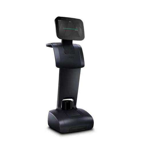 Интеллектуальные роботы выставка Холл Холл Добро пожаловать на рекламную дорогу, чтобы следовать руководству по объяснению голоса автоматического диалога