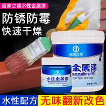 Home star environmental protection water-based paint Metal anti-rust paint Paint Wood furniture varnish White general paint paint