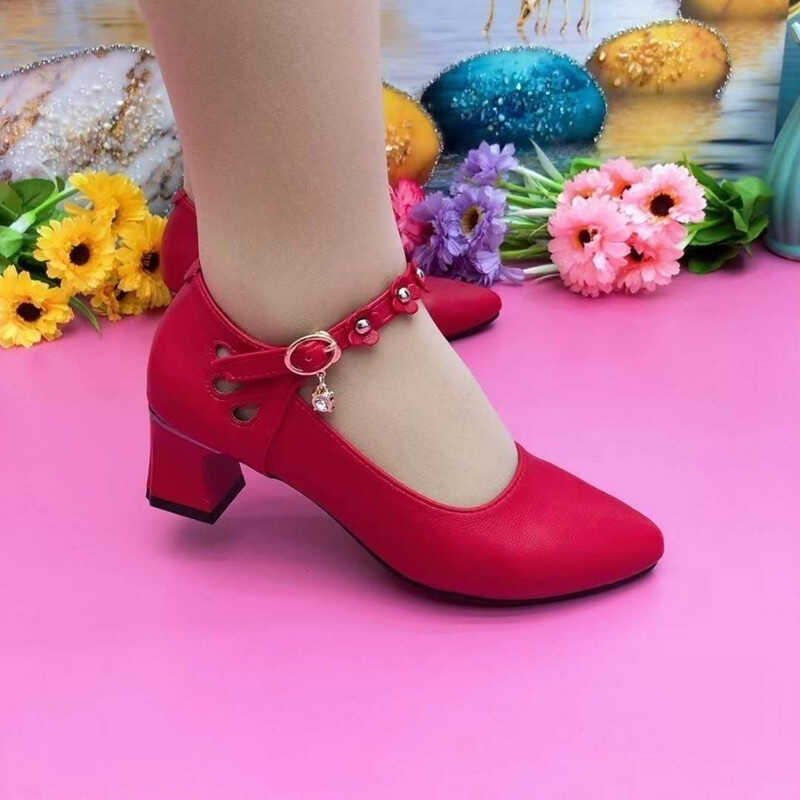 2025 New Women's High Heels Summer Style Pointed Toe Shallow Mouth Single Strap Buckle Versatile Genuine Leather Soft Sole Women's Shoes 2025 New Women's High Heels Summer Style Pointed Toe Shallow Mouth Single Strap Buckle Versatile Genuine Leather Soft Sole Women's Shoes