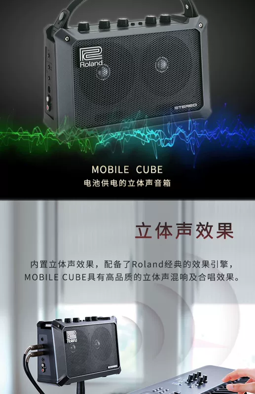 Loa Roland Roland Loa di động AC / Cube / BA Loa di động đa chức năng Loa Acoustic - Loa loa