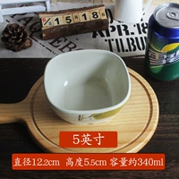 5-дюймовый богатый бамбук четыре квадратного чаша