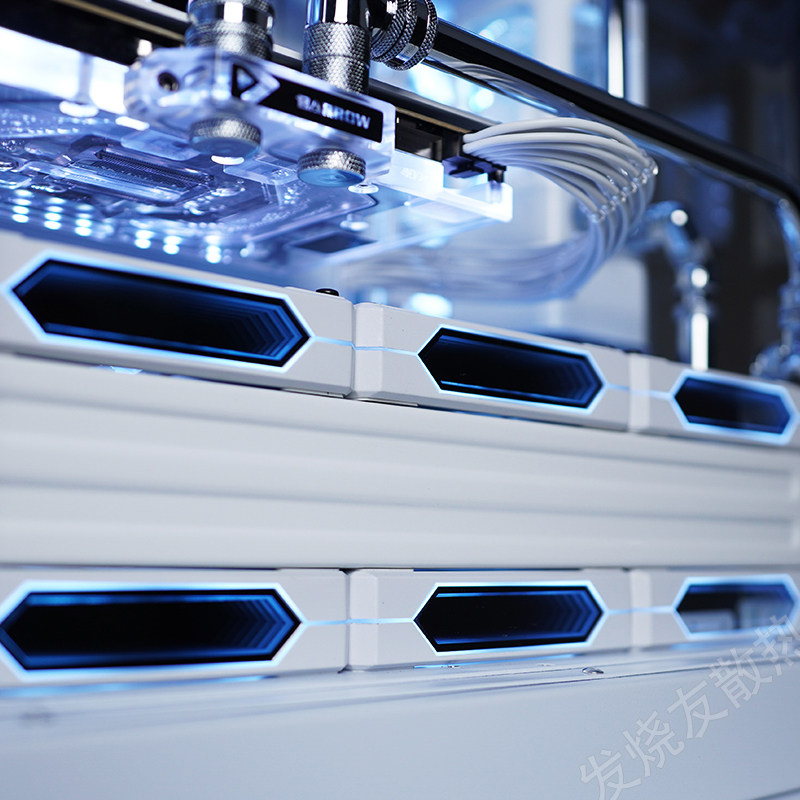 Шасси питания вентилятор комплект поставки  发烧友水冷|hyte y60（复）机箱分体式硬管铜管 cpu显卡水冷方案 Alphacool