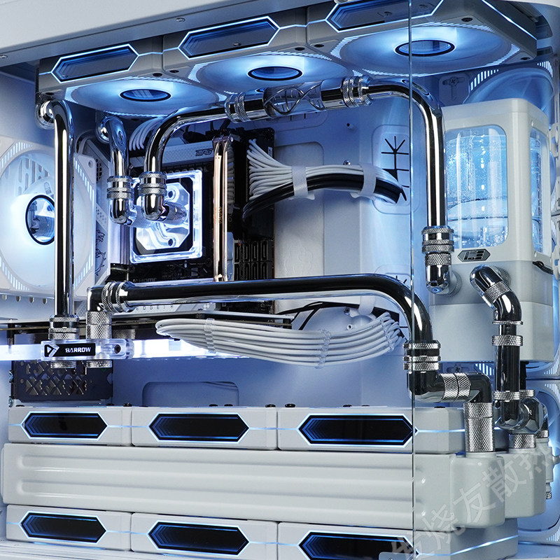 Шасси питания вентилятор комплект поставки  发烧友水冷|hyte y60（复）机箱分体式硬管铜管 cpu显卡水冷方案 Alphacool