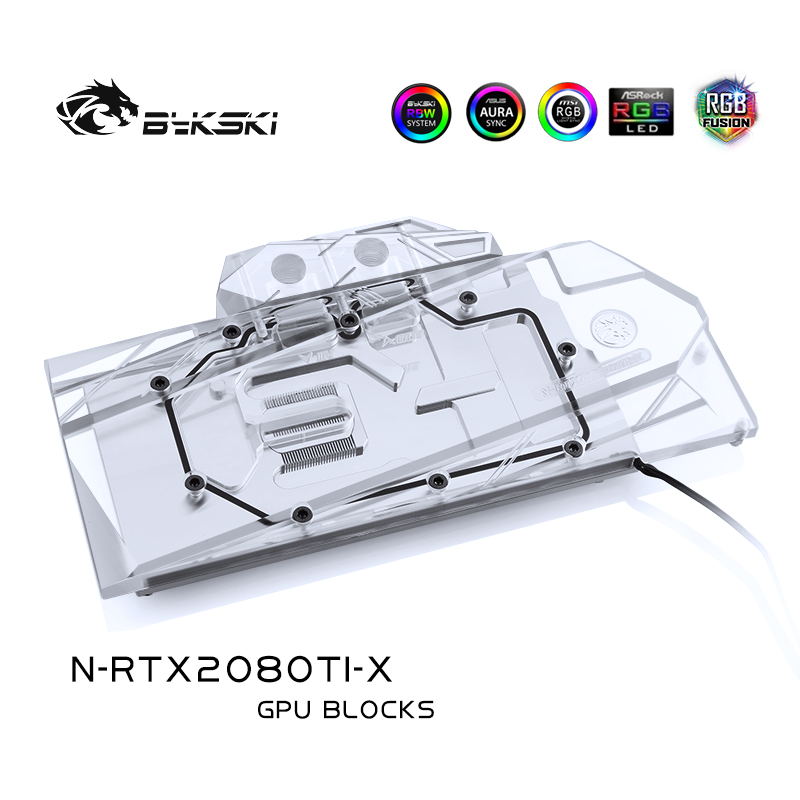 Bykski N-RTX2080TI-X NVIDIA Public Edition for the full series 2080 2080ti graphics card water cooled head
