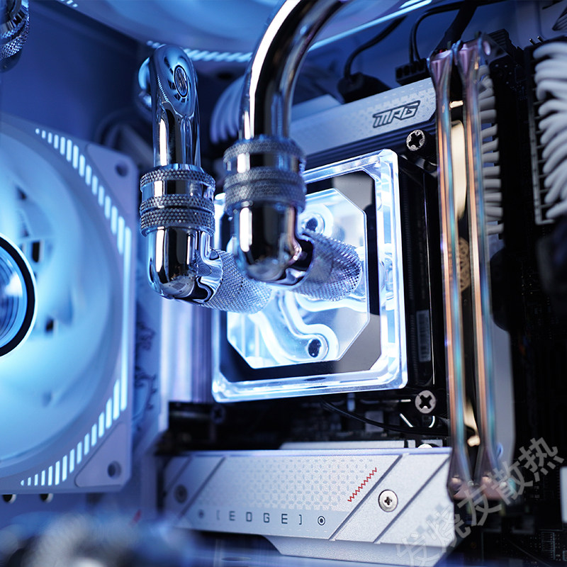Шасси питания вентилятор комплект поставки  发烧友水冷|hyte y60（复）机箱分体式硬管铜管 cpu显卡水冷方案 Alphacool