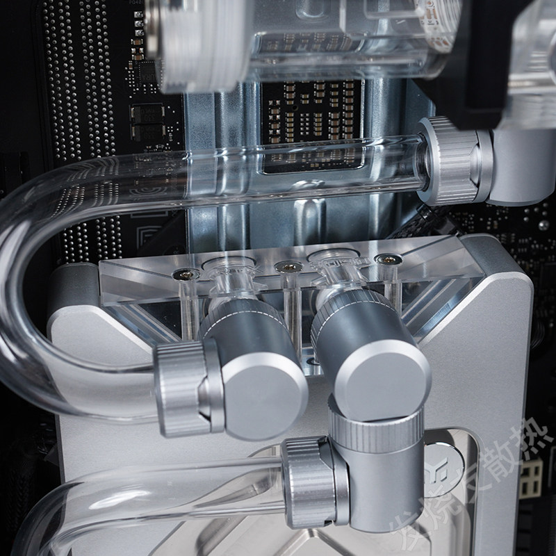 Шасси питания вентилятор комплект поставки  发烧友水冷|ssupd itx机箱 分体式水冷方案 ek水冷硬管套装 Ekwb