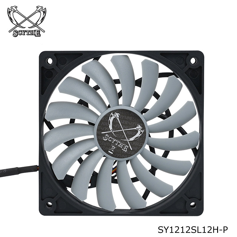 Sickle KAZE-1212 Slim PWM 12MM 1700 turn PWM 12MM ultra-thin 12cm temperature-controlled fan