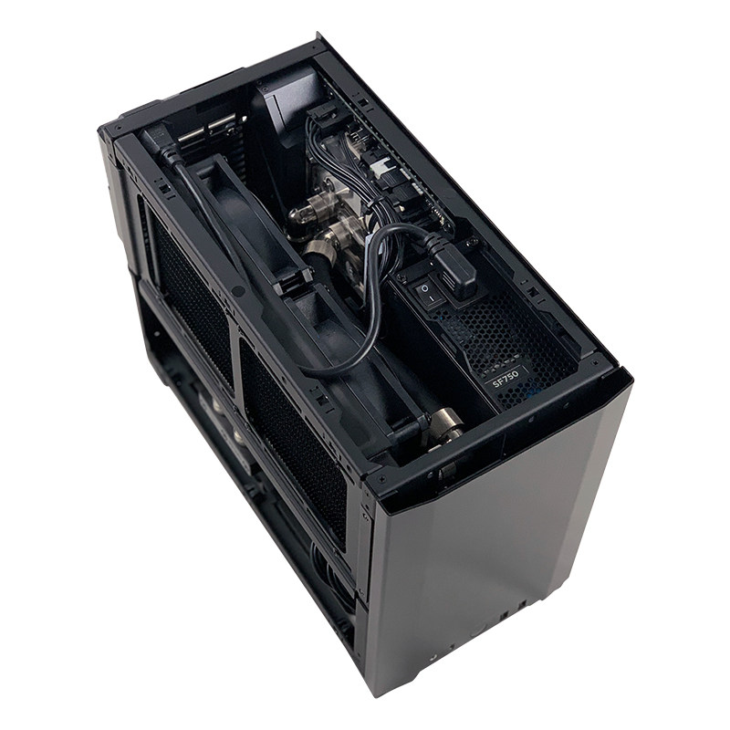 Шасси питания вентилятор комплект поставки  ncase m1 v6 ekwb分体式进口水冷套装 a4机箱cpu显卡散热软管套装 Icemancooler