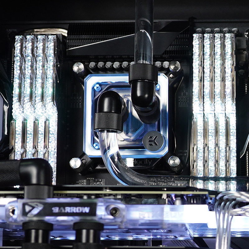 Шасси питания вентилятор комплект поставки  发烧友水冷| 海盗船1000d分体水水冷套装 ai深度计算多卡定制 Ekwb