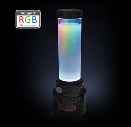 Tt PR22*D5 PLUS Water Tank Pump Combination Two-piece Water Cooling RGB Lighting Effect