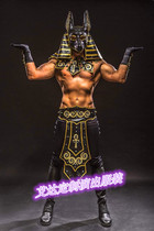 New European and American fashion sexy nightclub DJ collar dance costumes dresses to serve jazz dance costumes