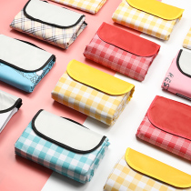 Picnic mat outdoor portable waterproof thick cloth moisture-proof mat picnic spring and autumn outing lawn beach camping mat