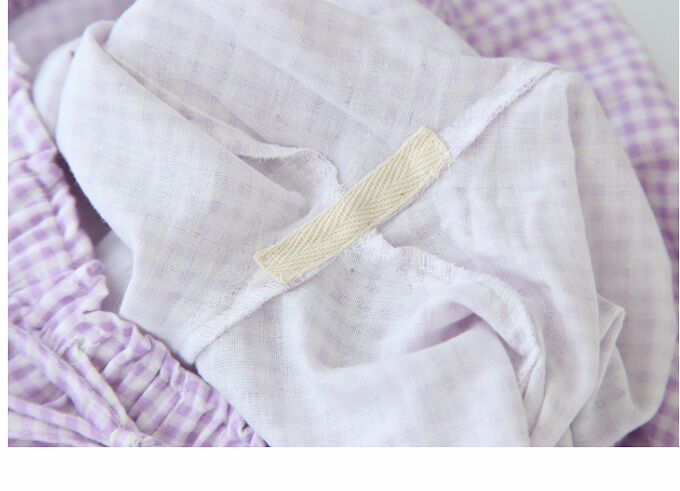 Quần lưới Nhật Bản đôi quần ngủ nam và nữ mùa xuân và mùa hè cotton đôi gạc lỏng quần rộng kích thước nhà quần mỏng quần áo thể thao