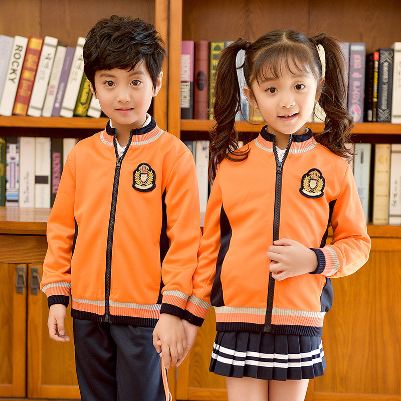 Kindergarten garden uniform set spring and autumn winter new boys' and girls' sports games graduation primary and secondary school students school uniform class uniform