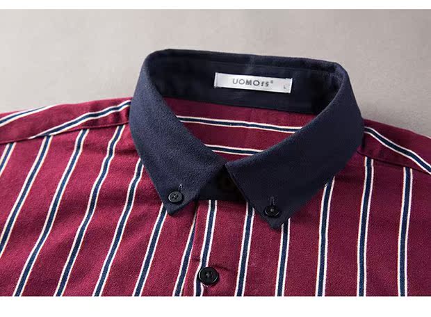 Giá bắp cải! ! 19,9 nhân dân tệ mùa thu và mùa đông nam mới áo cotton dài tay kinh doanh áo sơ mi dày nhám áo sơ mi nam