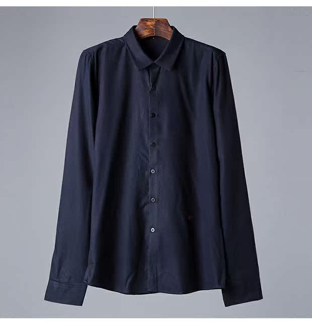 Giá bắp cải! ! 19,9 nhân dân tệ mùa thu và mùa đông nam mới áo cotton dài tay kinh doanh áo sơ mi dày nhám áo sơ mi nam