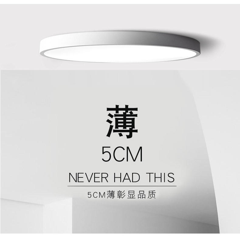 Ultra-thin LED ceiling lamp round bedroom lamp simple modern living room aisle corridor into the home balcony lamps