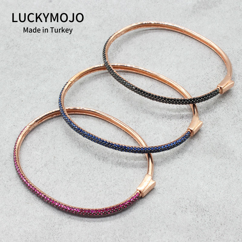 Turkey imported baby's breath star sterling silver inlaid zircon bracelet female tide ins niche design simple couple bracelet