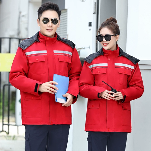 Светоотражающий демисезонный износостойкий пуховик для работы, куртка, комплект, делается под заказ