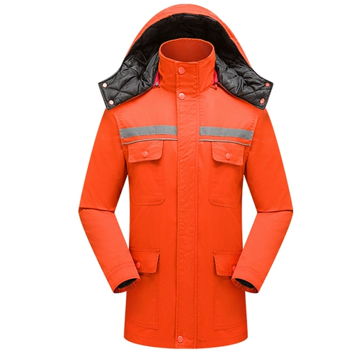 Светоотражающий демисезонный износостойкий пуховик для работы, куртка, комплект, делается под заказ