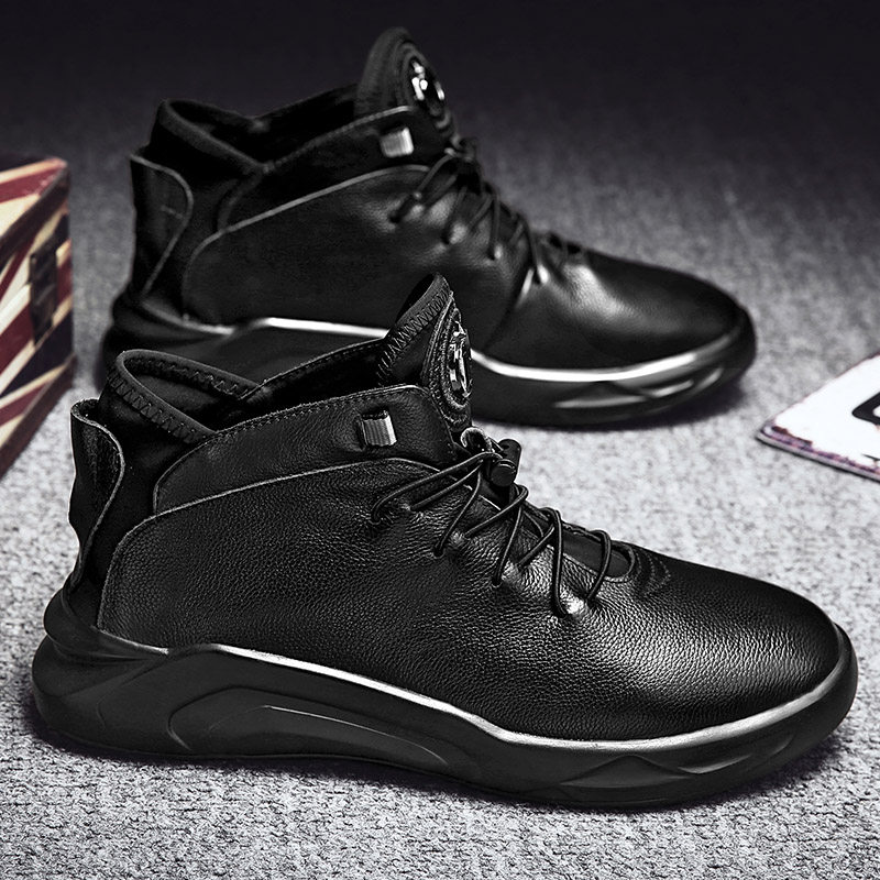 2023 New tide shoes sports shoes male teenagers working and working - guard waterproof kitchen anti - slip autumn