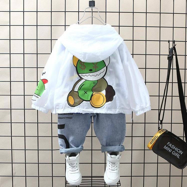 Children sunscreen boy anti-UV light and breathable air conditioning Baby Summer Casual Blouse Boy Coat