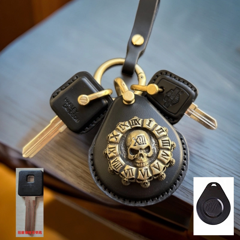 Suitable for Harley-Davidson Fat Boy Motorcycle Key Case, Streetfighter Successor Glide Remote Control Buckle Chain Suitable for Harley-Davidson Fat Boy Motorcycle Key Case, Streetfighter Successor Glide Remote Control Buckle Chain