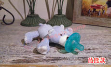 Соска 美国代购wubbanub 婴幼儿悬挂式毛绒玩具硅胶安抚奶嘴 多款可选
