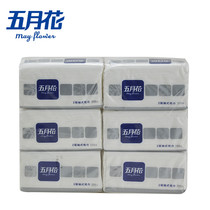 Five months flowers A1913SS 200 pumping double layer 6 packs of face towels paper for paper business paper 200 pumping * 6 packs