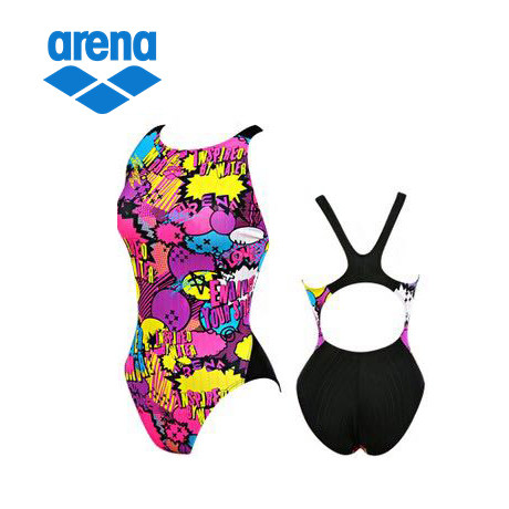Ms. Arena Areina Lady Professional Sexy Adult Printed Korea Triangle Fit Swimsuit