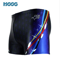 HOOG Men's Swimming Trunks Hot Spring Special Swimming Trunks Korea Flat Angle Five-point Printed Swimming Trunks Quick Drying Fashion Swimming Trunks