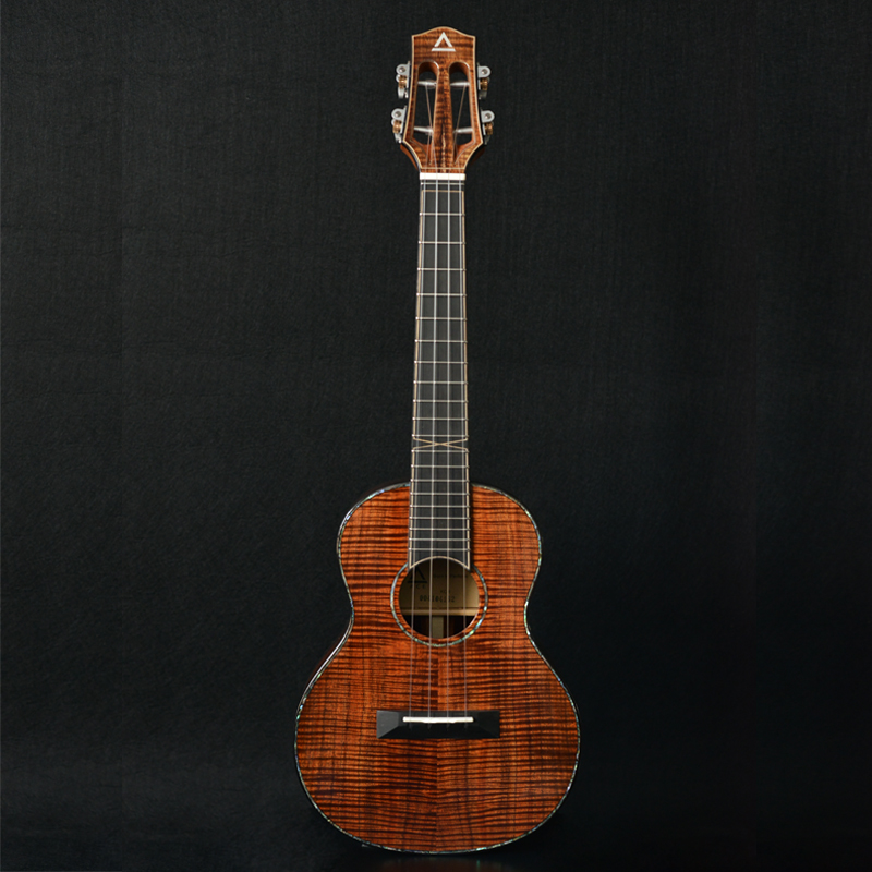 Yukri custom made in 5A Hawaiian Xiangmu bright light full single to play high-end ukulele-Taobao