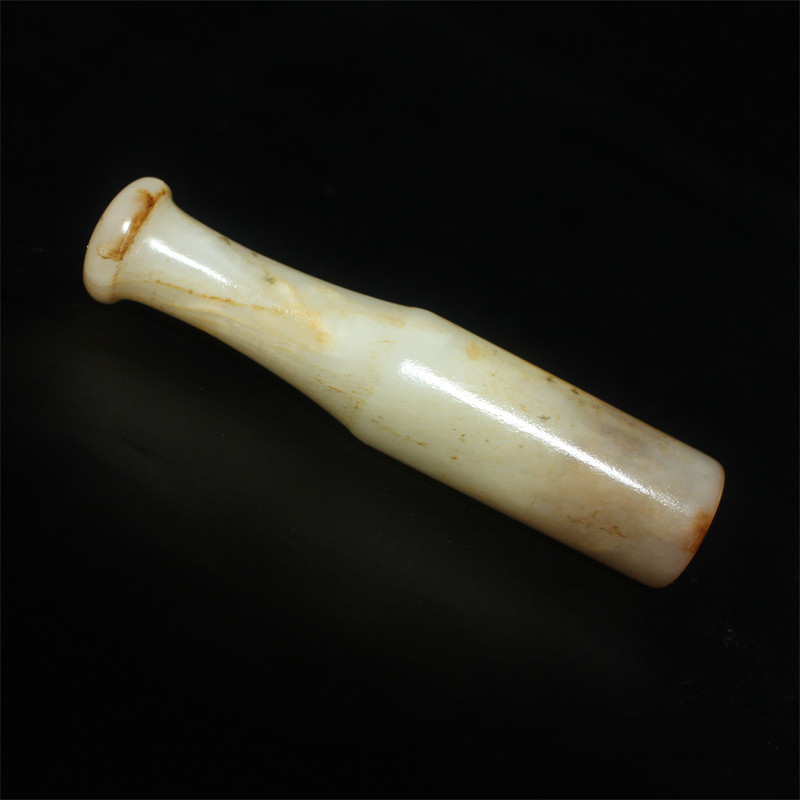 清代和田玉烟嘴，古玩收藏有何讲究？⽟质如何？-烟嘴-淘宝好物网