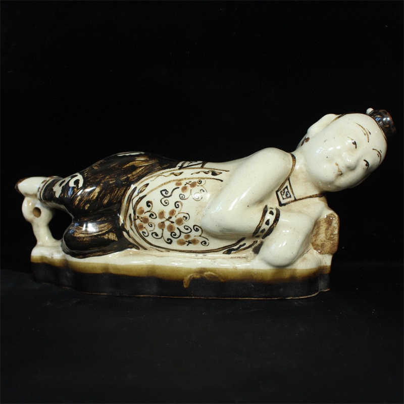 A Cizhou painted 'tiger' pillow Northern Song - Jin dynasty